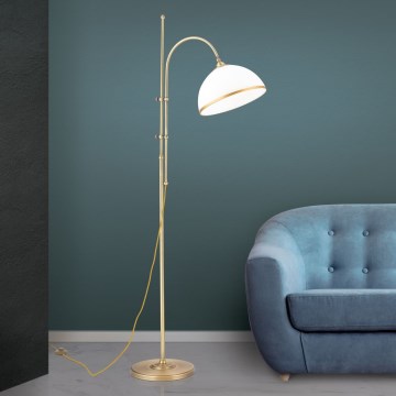 Állólámpa OLD LAMP 1xE27/40W/230V fehér/réz