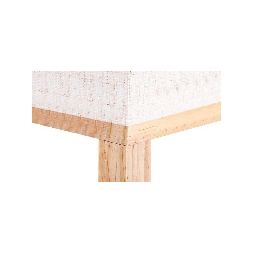 Állólámpa polcokkal 1xE27/60W/230V fehér/barna