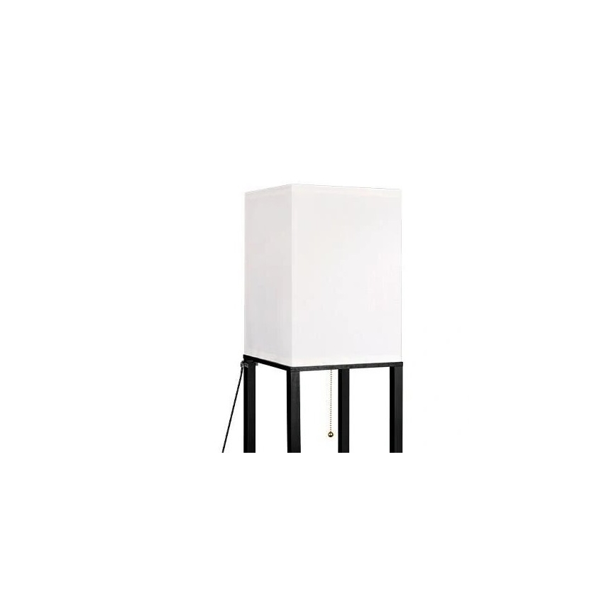 Állólámpa polcokkal 1xE27/60W/230V fekete/fehér
