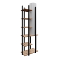 Állólámpa polcokkal MODA DOR 1xE27/40W/230V fekete/barna