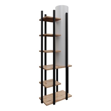 Állólámpa polcokkal MODA DOR 1xE27/40W/230V fekete/barna