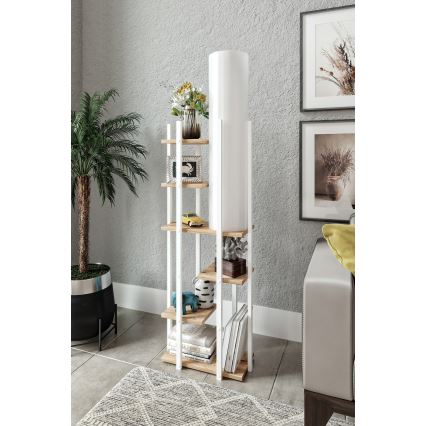 Állólámpa polcokkal VOGUE 1xE27/40W/230V 160 cm fehér