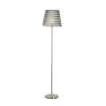 Állólámpa SEGIN 1xE27/60W/230V szürke/fényes króm