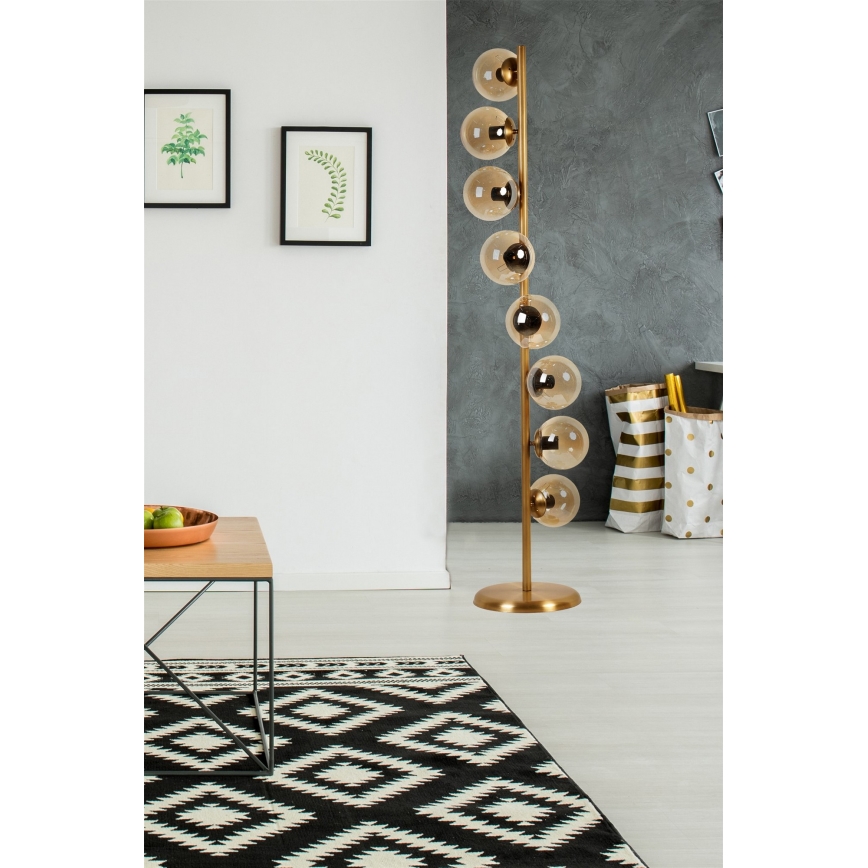 Állólámpa SIMAY 8xE27/40W/230V arany