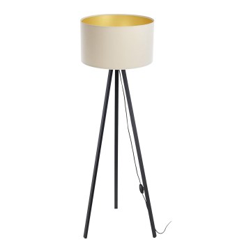 Állólámpa STANDART 1xE27/60W/230V krémszínű/wenge