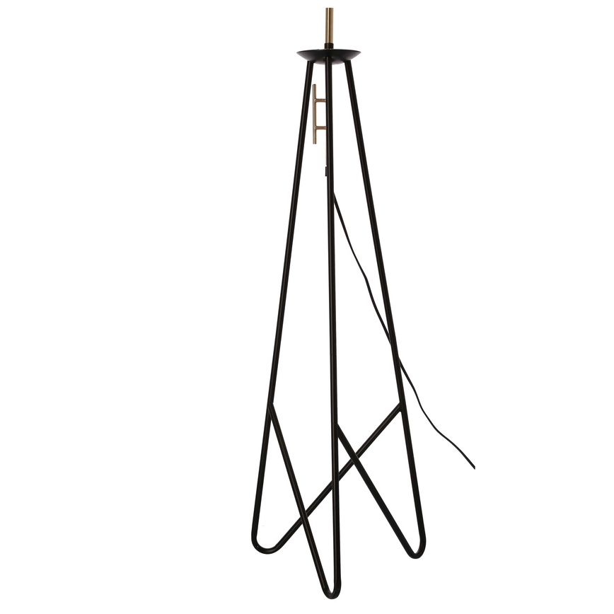 Állólámpa TAFLO 1xE27/60W/230V fehér/fekete/arany