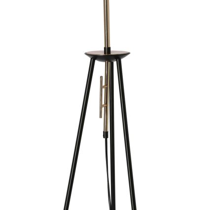 Állólámpa TAFLO 1xE27/60W/230V fehér/fekete/arany