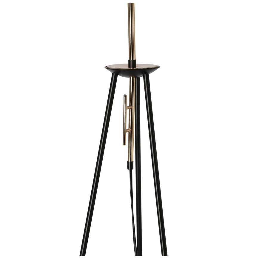 Állólámpa TAFLO 1xE27/60W/230V fehér/fekete/arany