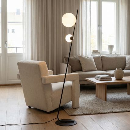 Állólámpa TATU 2xG9/8W/230V fekete