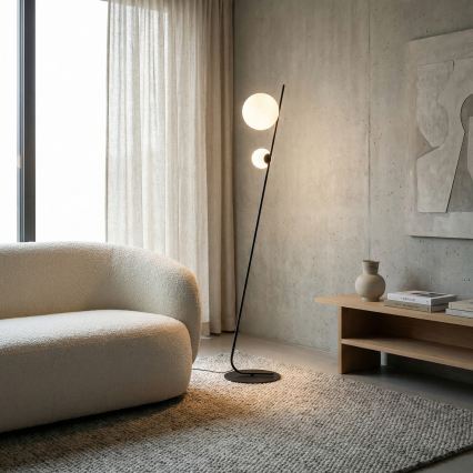 Állólámpa TATU 2xG9/8W/230V fekete