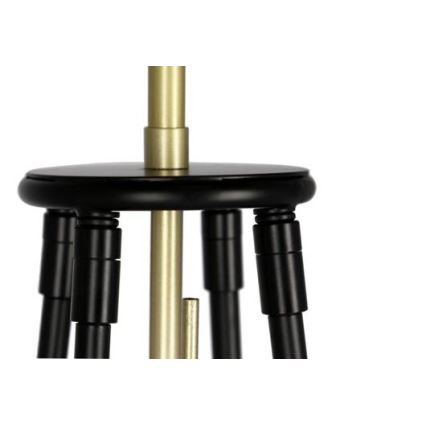 Állólámpa TEGOLA 1xE27/60W/230V fekete/arany