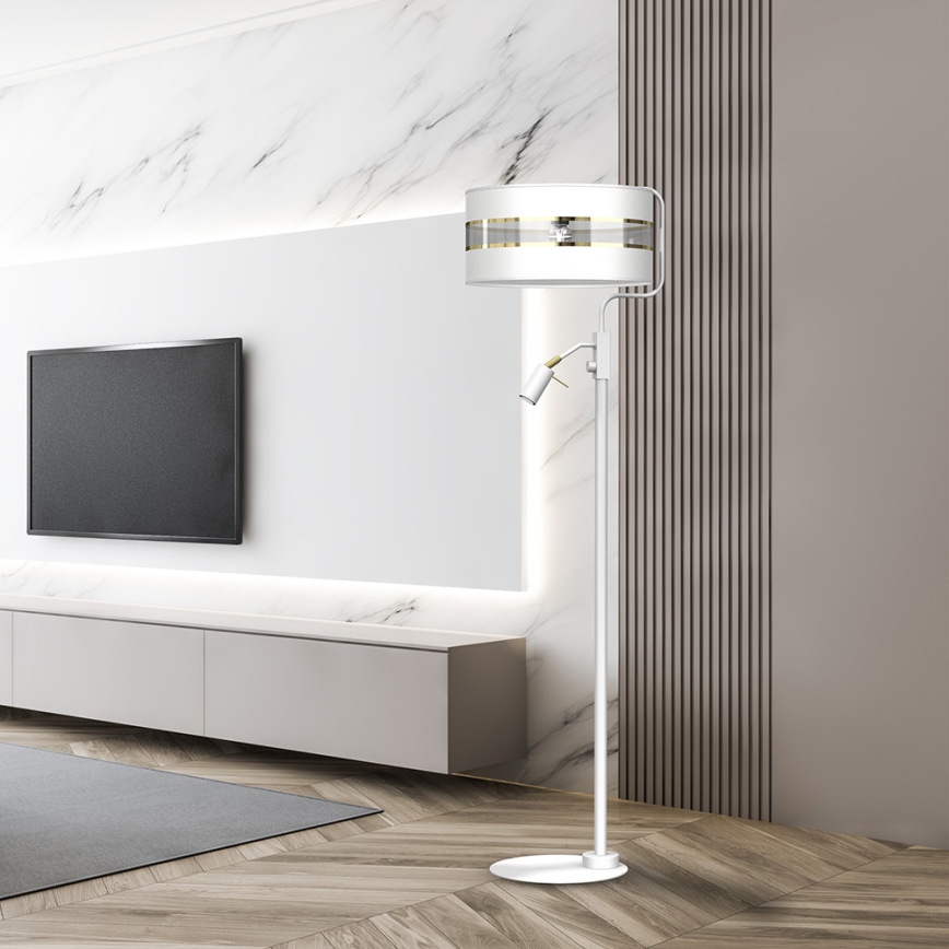 Állólámpa ULTIMO 1xE27/40W/230V + 1xGU10/MR11/7W fehér