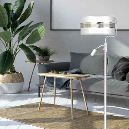 Állólámpa ULTIMO 1xE27/40W/230V + 1xGU10/MR11/7W fehér