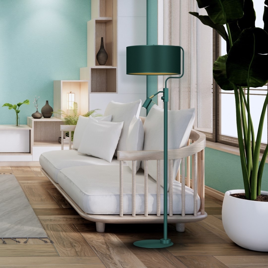 Állólámpa VERDE 1xE27/60W/230V + 1xGU10-MR11/7W zöld