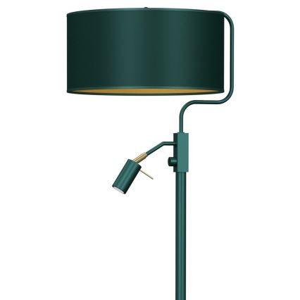 Állólámpa VERDE 1xE27/60W/230V + 1xGU10-MR11/7W zöld