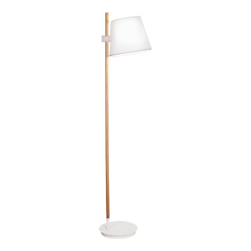Állólámpa VIANA 1xE27/60W/230V fehér/barna