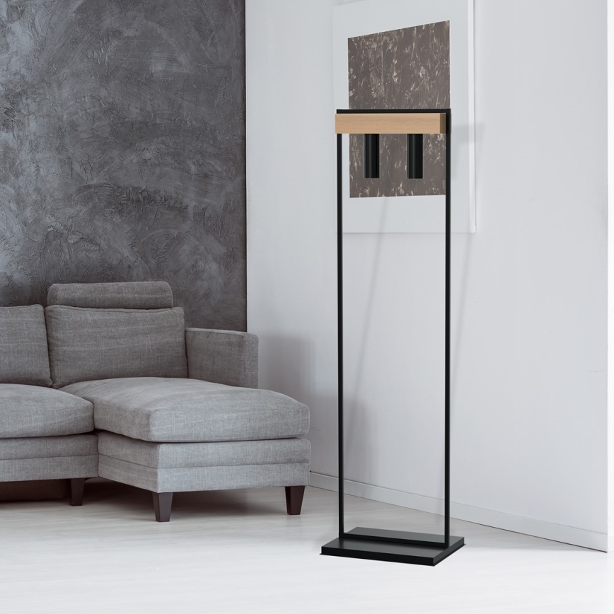 Állólámpa WEST 2xGU10/25W/230V fekete