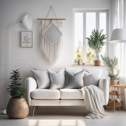 Állólámpa ZACK 1xE27/15W/230V fehér