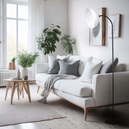 Állólámpa ZACK 1xE27/15W/230V fekete