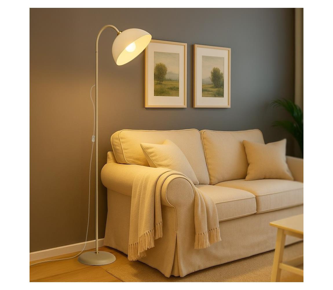 Állólámpa ZACK 1xE27/60W/230V bézs ML2338