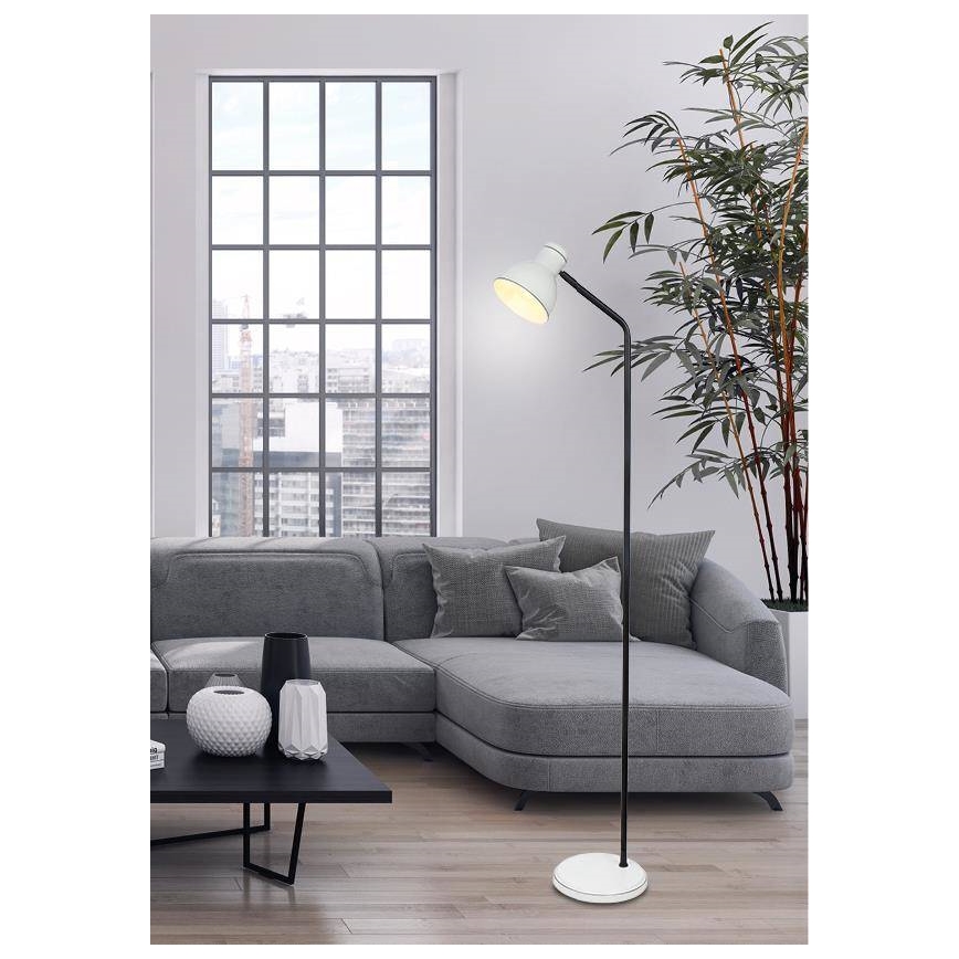 Állólámpa ZUMBA 1xE27/40W/230V fehér/fekete