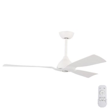 Álmennyezeti ventilátor 132 cm átmérővel, IP44, fehér + távirányító