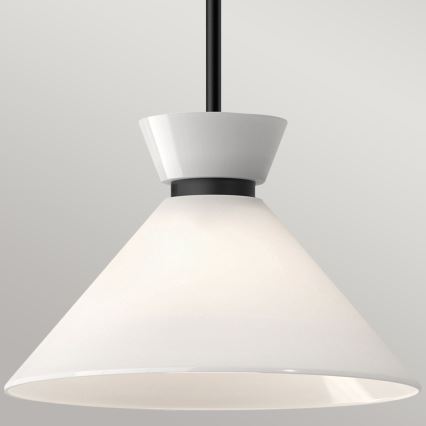 Alora Mood - rúdon szerelt csillár HALSTON 1xE27/60W/230V fekete