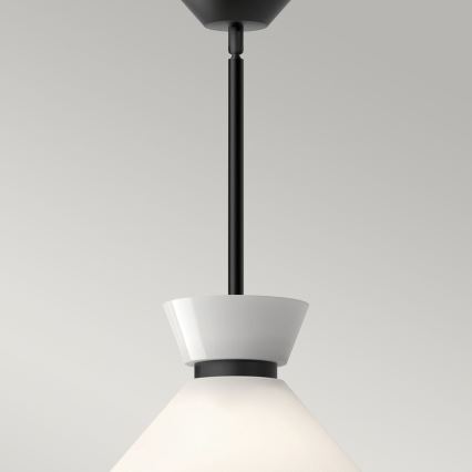 Alora Mood - rúdon szerelt csillár HALSTON 1xE27/60W/230V fekete
