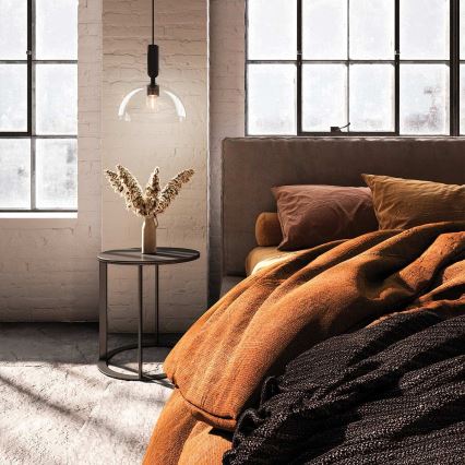 Alora Mood - Rudas csillár JUDE 1xE27/60W/230V fekete