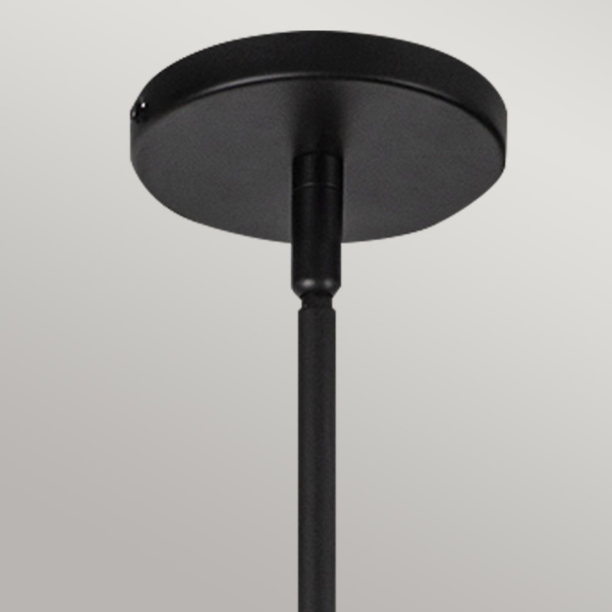 Alora Mood - Rudas csillár PERTH 1xE27/60W/230V Ø 37,5 cm fekete