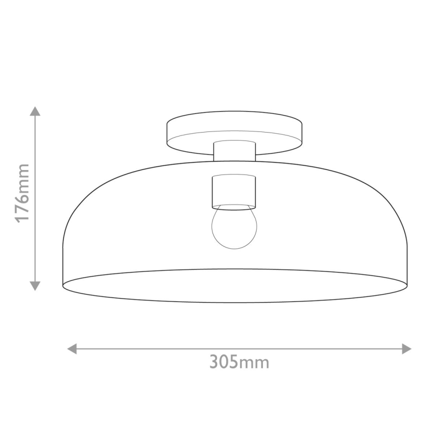 Alora Mood - Mennyezeti lámpa SYLVIA 1xE27/60W/230V arany