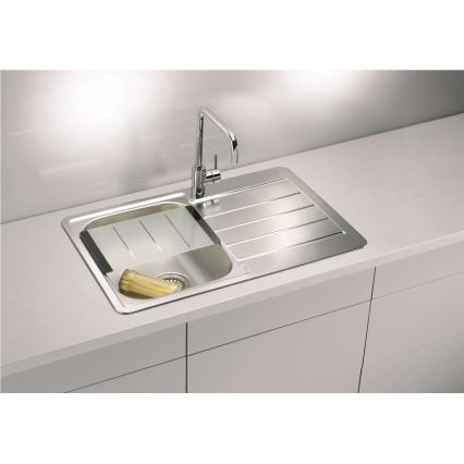 ALVEUS 1069147 - Konyhai mosogató LINE 79x50 cm rozsdamentes acél/szatén