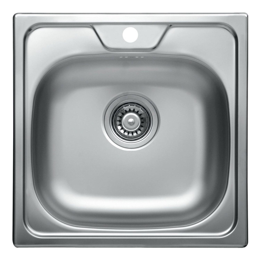 ALVEUS 1074634 - Mosogató ALLUX 48x48 cm matt acél/szatén