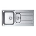 ALVEUS 1082440 - LINE konyhai mosogató 98x50 cm rozsdamentes acél/szatén
