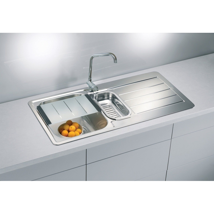 ALVEUS 1082440 - LINE konyhai mosogató 98x50 cm rozsdamentes acél/szatén