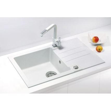 ALVEUS 1090944 - Mosogató ROCK 78x48 cm gránit/fehér