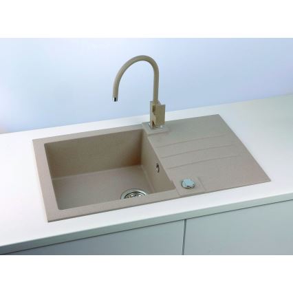 ALVEUS 1090946 - Mosogató ROCK 78x48 cm gránit/bézs