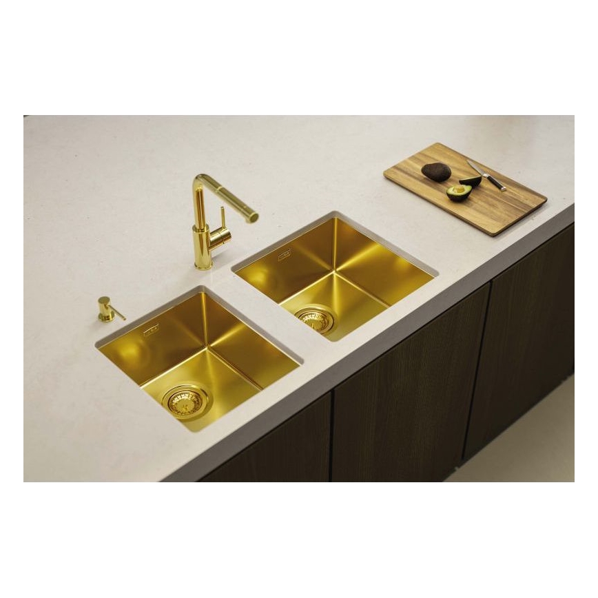 ALVEUS 1103319 - Mosogató QUADRIX 45x45 cm monarch arany