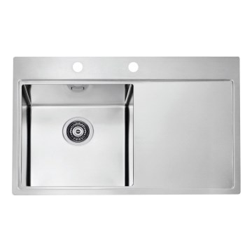 ALVEUS 1103610 - Mosogató PURE 79x52,5 cm satin, bal