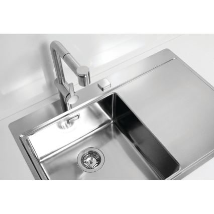 ALVEUS 1103610 - Mosogató PURE 79x52,5 cm satin, bal