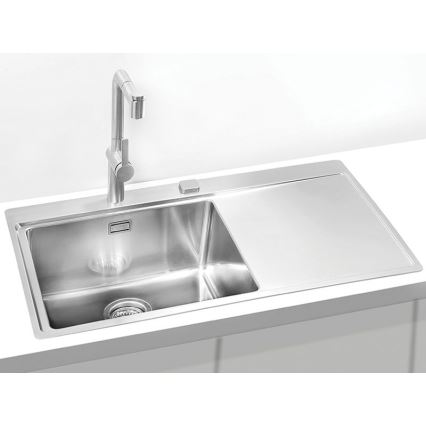 ALVEUS 1103652 - Mosogató PURE 86x52,5 cm satin, bal