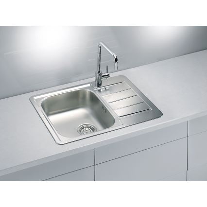 ALVEUS 1125356 - Konyhai mosogató LINE 61,5x50 cm rozsdamentes acél/szatén