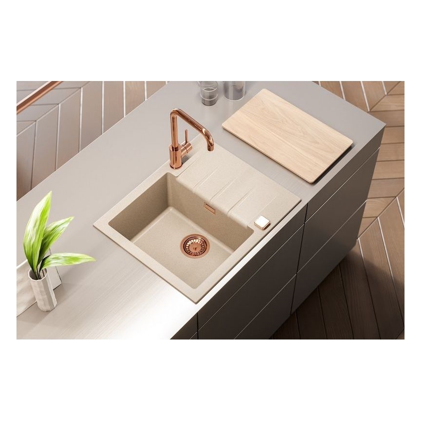 ALVEUS 1132017 - Mosogató CADIT 59x50 cm gránit/fehér