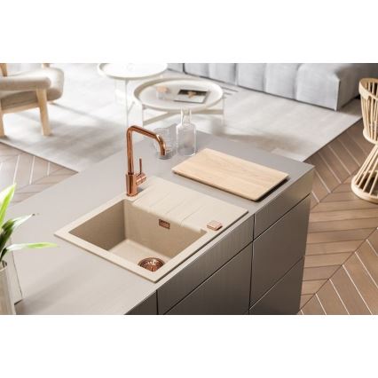 ALVEUS 1132017 - Mosogató CADIT 59x50 cm gránit/fehér