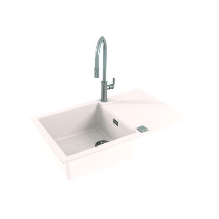 ALVEUS 1132027 - Mosogató CADIT 86x50 cm gránit/fehér