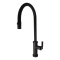 ALVEUS 1132179 - Mosogatócsap kihúzható permetezővel NERINA 46,8 cm fekete