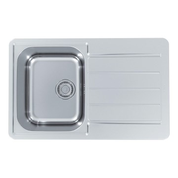 ALVEUS 1136608 - Konyhai mosogató LINE 79x50 cm rozsdamentes acél/szatén, excenter nélkül