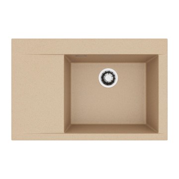 ALVEUS 1149501 - PURE konyhai mosogató 79x51,5 cm gránit/barna