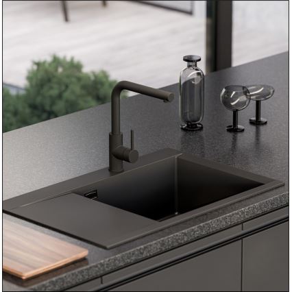 ALVEUS 1149502 - Konyhai mosogató PURE 79x51,5 cm gránit/antracit