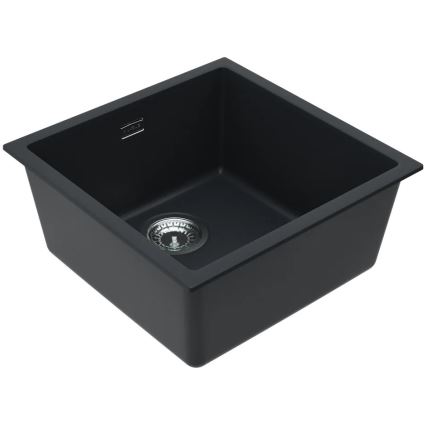 ALVEUS 1150048 - OMNI 45x45 cm konyhai mosogató gránit/fekete